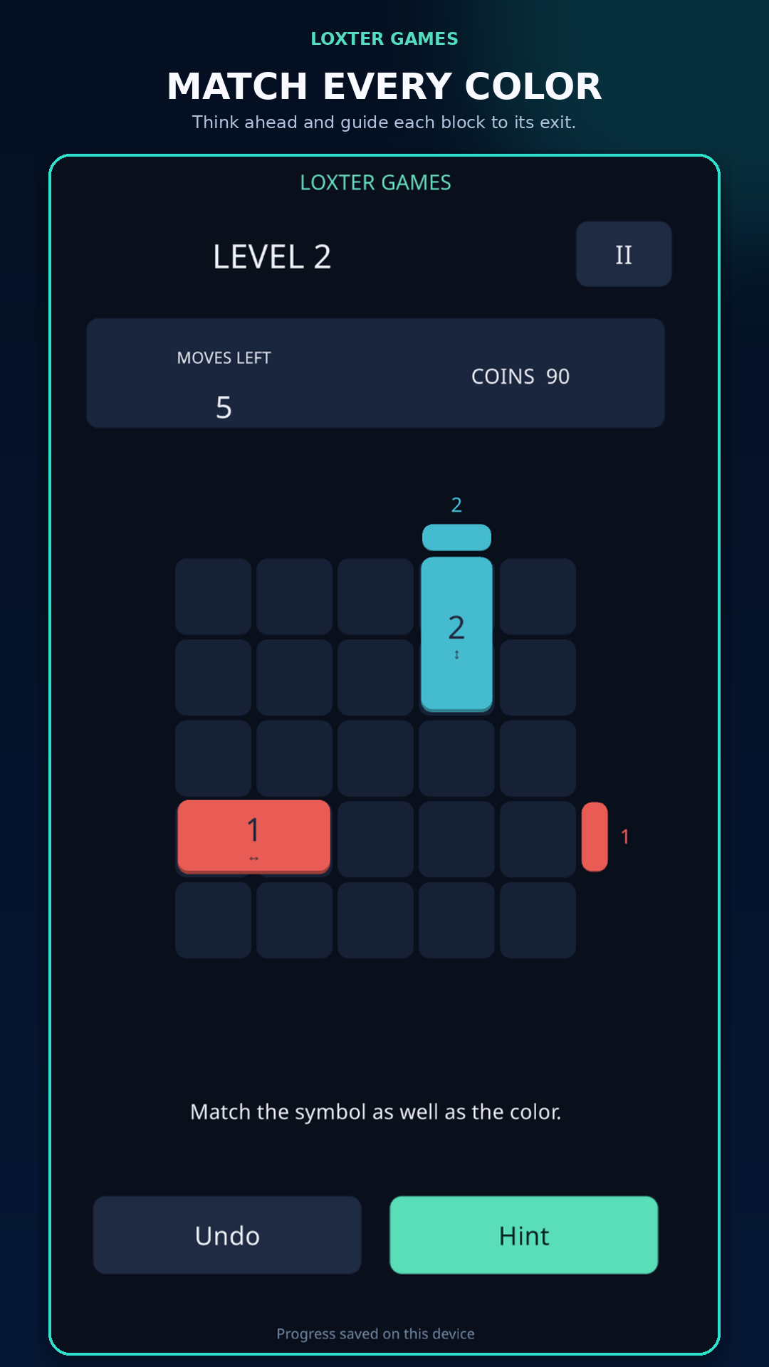 Block Exit gameplay: match each block to its colored exit